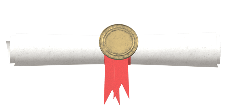 Diploma - 3d Render on transparent background png