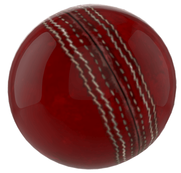 red cricket ball on isolated transparent background png
