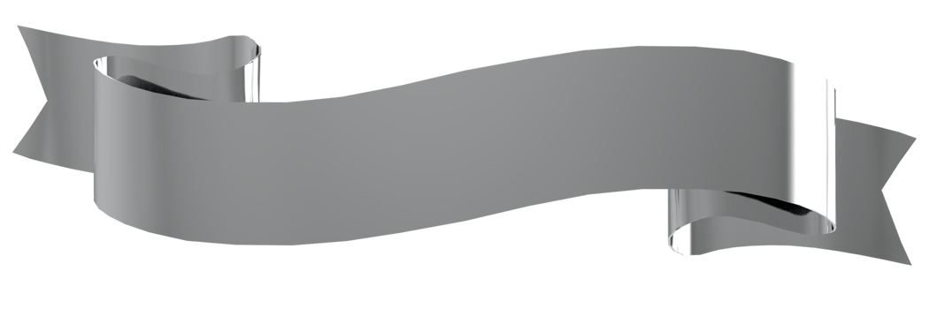 3D Realistic, shiny ribbon on transparent background png