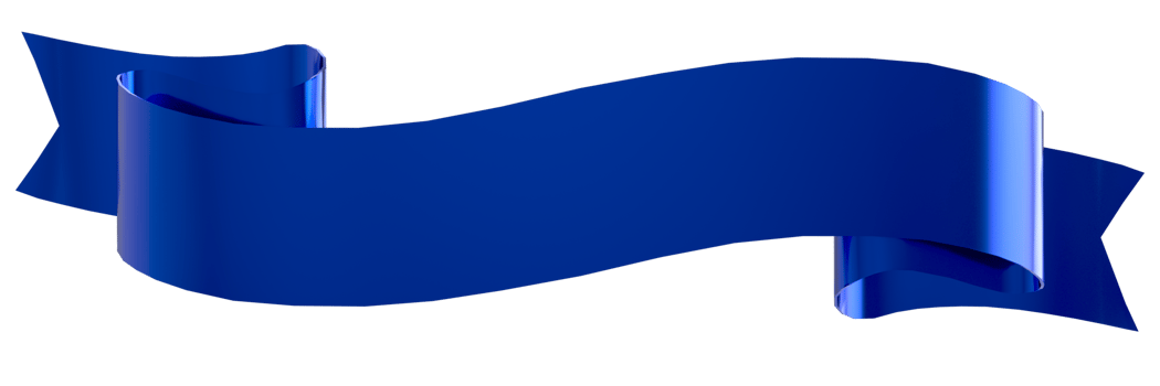 3D Realistic, shiny ribbon on transparent background png