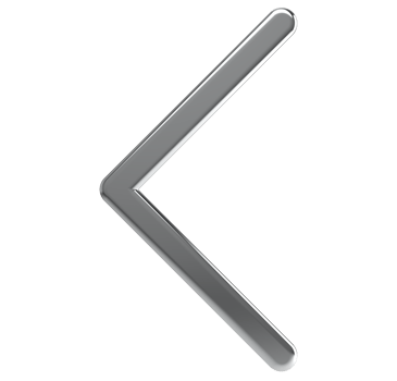 3D Left arrow icon png on Transparent Background
