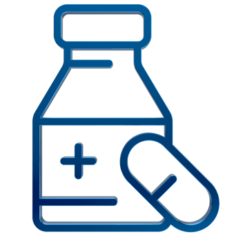 3D Pills icon isolated on transparent background png