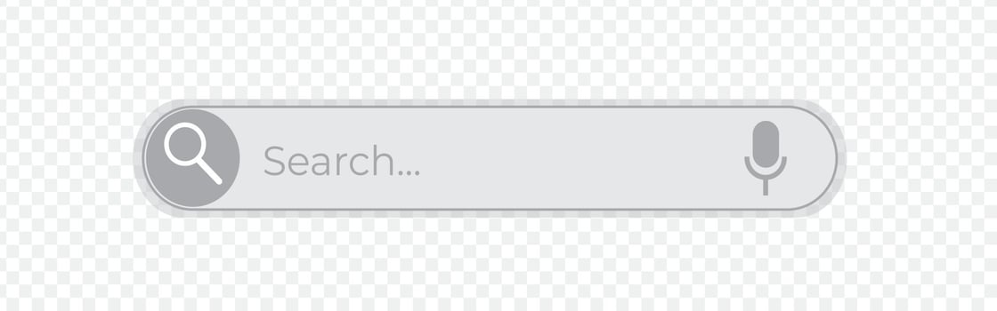 Internet browser search engine. Search bar for ui ux design and web site. Search address and navigation bar icon. Collection of search form templates for websites vector