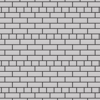 Grey brick wall background. Vector illustration