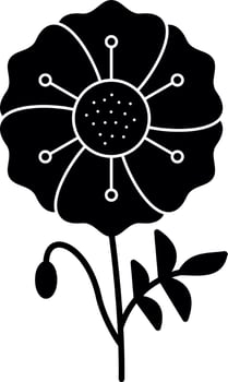 Poppy Vector Icon Design