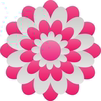 Chrysanthemum Vector Icon Design
