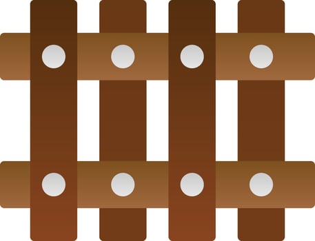 Fence Vector Icon Design
