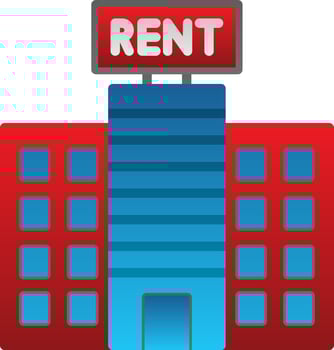 For Rent Vector Icon Design
