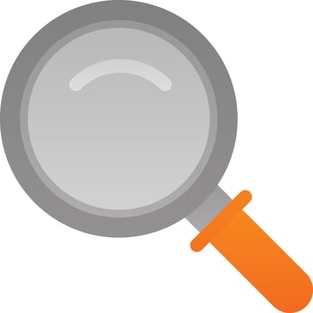 Magnifying Glass Vector Icon Design
