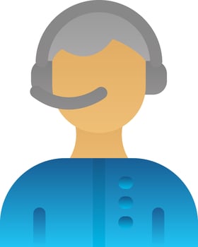 Call Center Vector Icon Design
