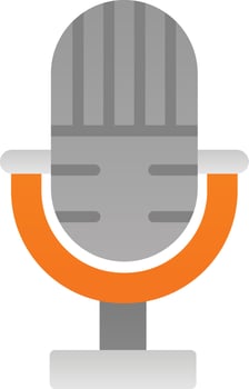 Podcast Vector Icon Design