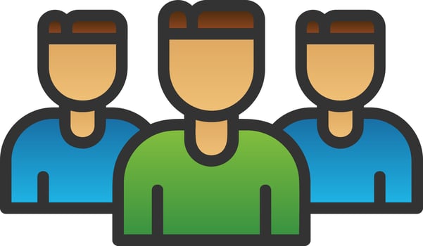Teamwork Vector Icon Design