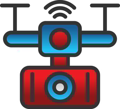 Drone Vector Icon Design