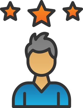 Rating Vector Icon Design