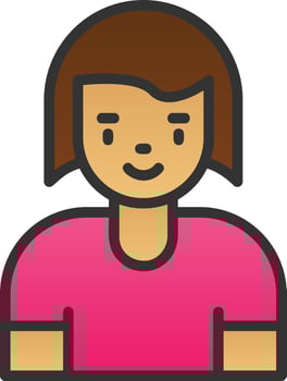 Woman Vector Icon Design