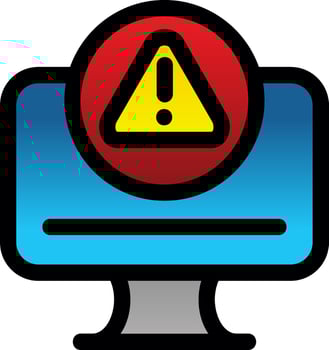Alert Vector Icon Design