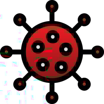 Virus Vector Icon Design