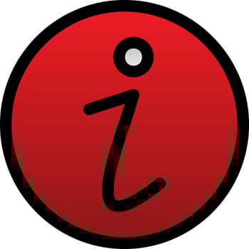 Info Vector Icon Design