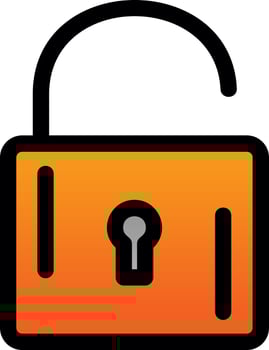 Unlock Vector Icon Design