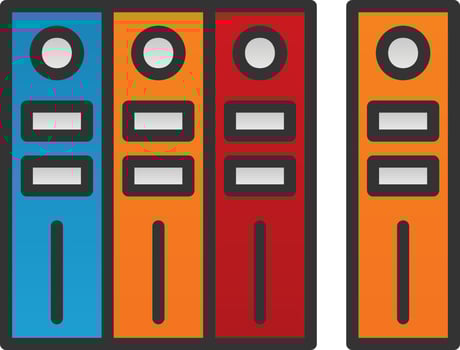 Binder Vector Icon Design
