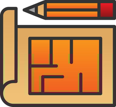 Drawing Vector Icon Design