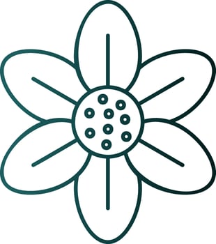Cherry Blossom Vector Icon Design