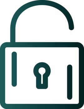 Unlock Vector Icon Design