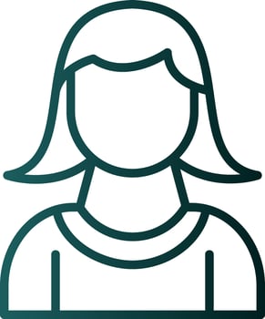 Girl Vector Icon Design