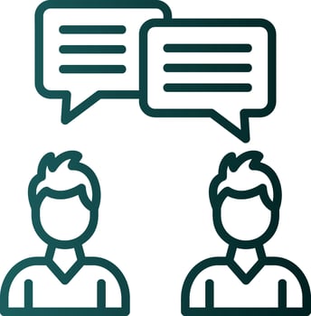 Conversation Vector Icon Design