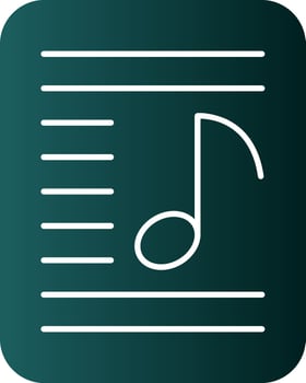 Playlist Vector Icon Design