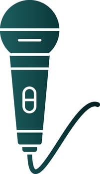 Mic Vector Icon Design