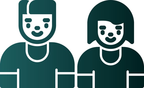 Couple Vector Icon Design