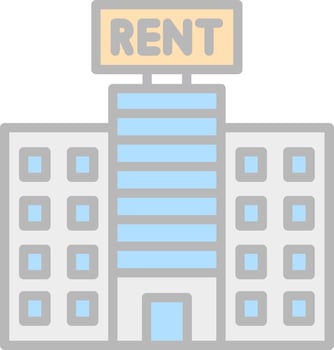 For Rent Vector Icon Design