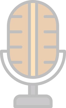 Mike Vector Icon Design
