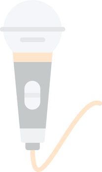 Mic Vector Icon Design