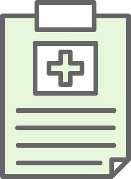 Health Report Vector Icon Design