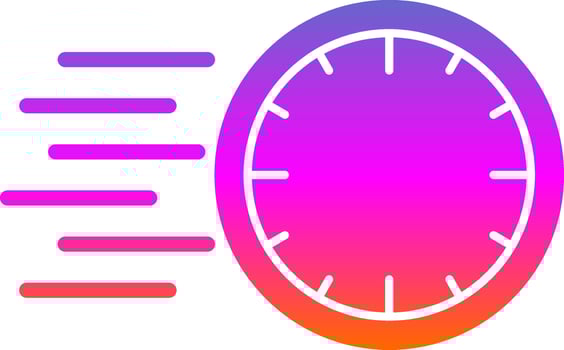 Fast Time Vector Icon Design