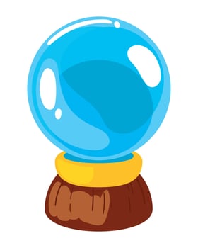esoteric crystal ball vector