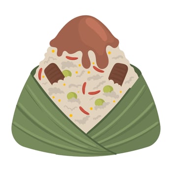 zongzi food china vector