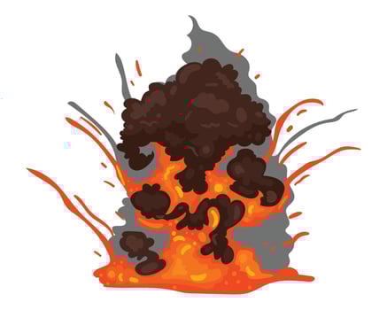 explosion vector icon