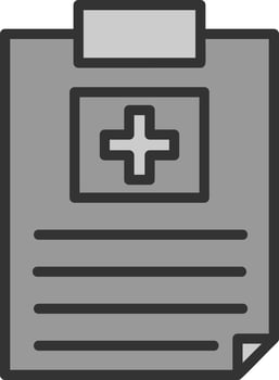 Health Report Vector Icon Design