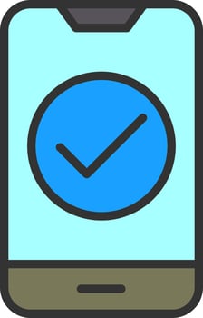 Checked Vector Icon Design
