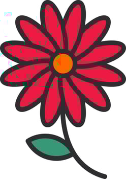 Flower Vector Icon Design