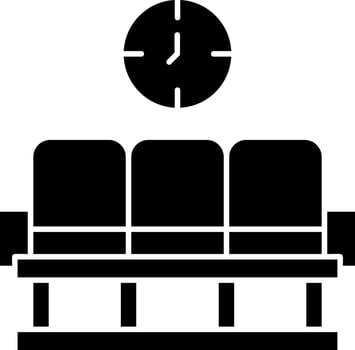 Waiting Area Vector Icon Design