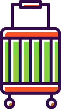 Baggage Vector Icon Design