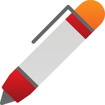 Ballpoint Vector Icon Design