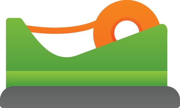 Tape Dispenser Vector Icon Design