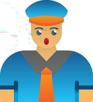 Steward Vector Icon Design