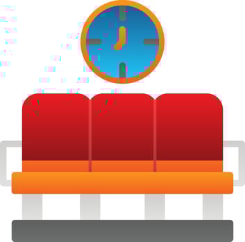 Waiting Area Vector Icon Design
