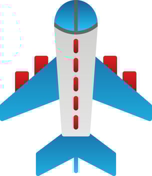 Plane Vector Icon Design
